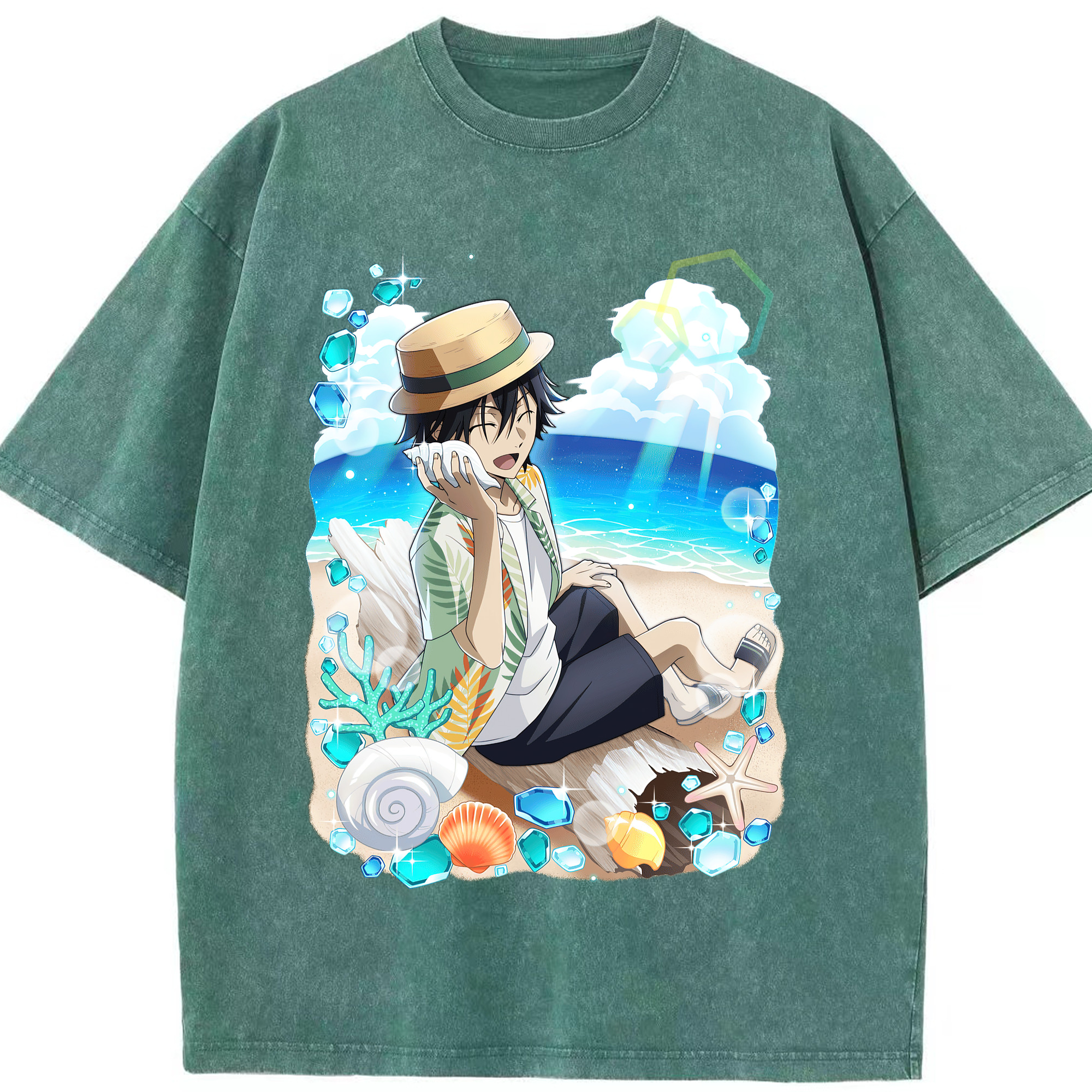 （画像用） 文豪ストレイドッグス Bungo Stray Dogs 綿100% ヴィンテージ風 半袖Tシャツ（フロントプリント）